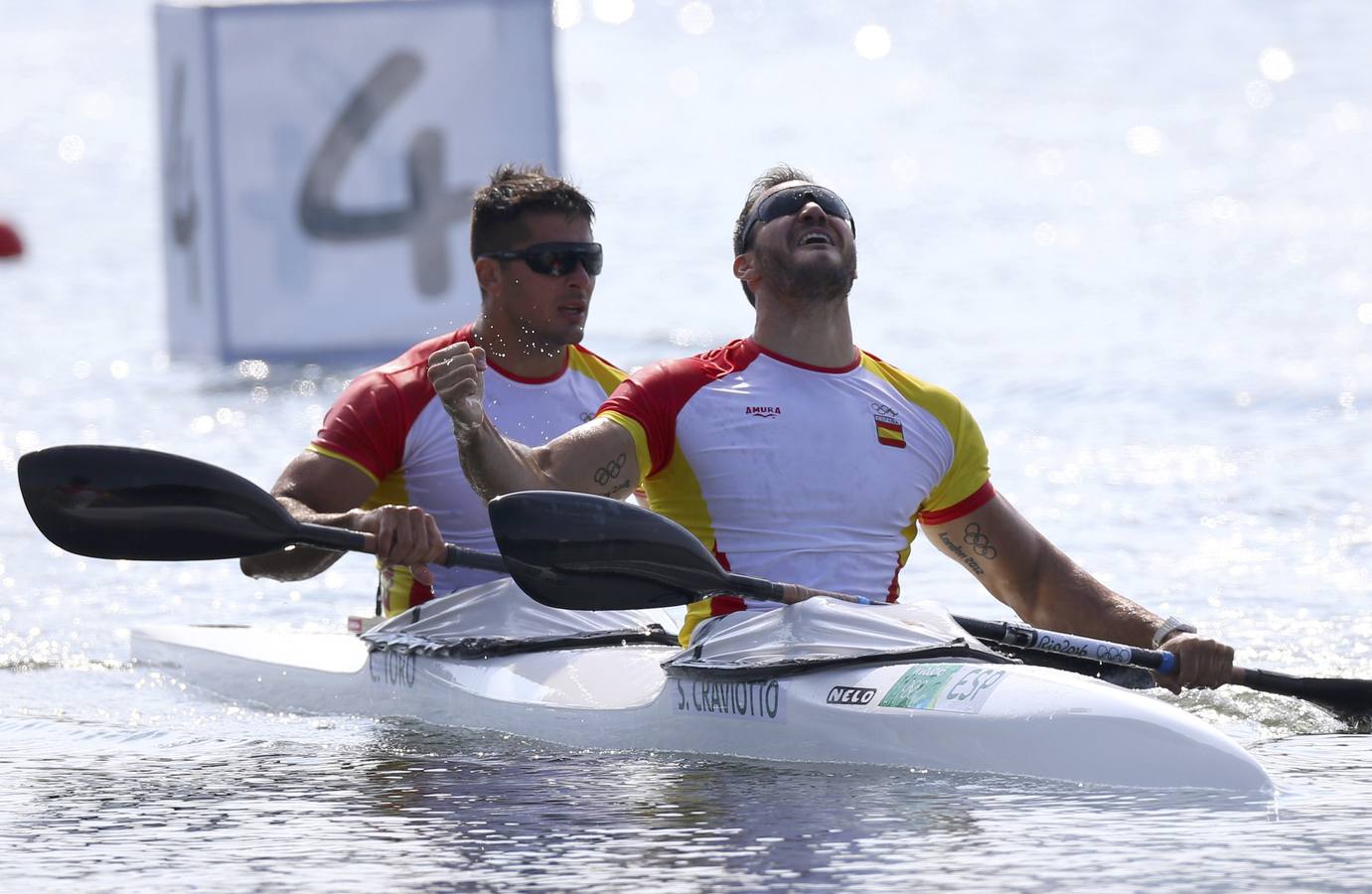 Saúl Craviotto y Cristian Toro, oro en K2 200