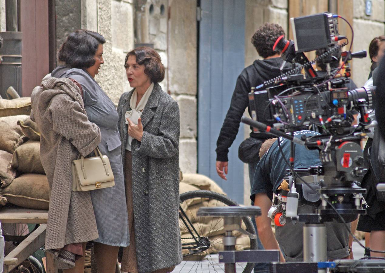 Rodaje de 'Gernika' en Artzinieaga. 