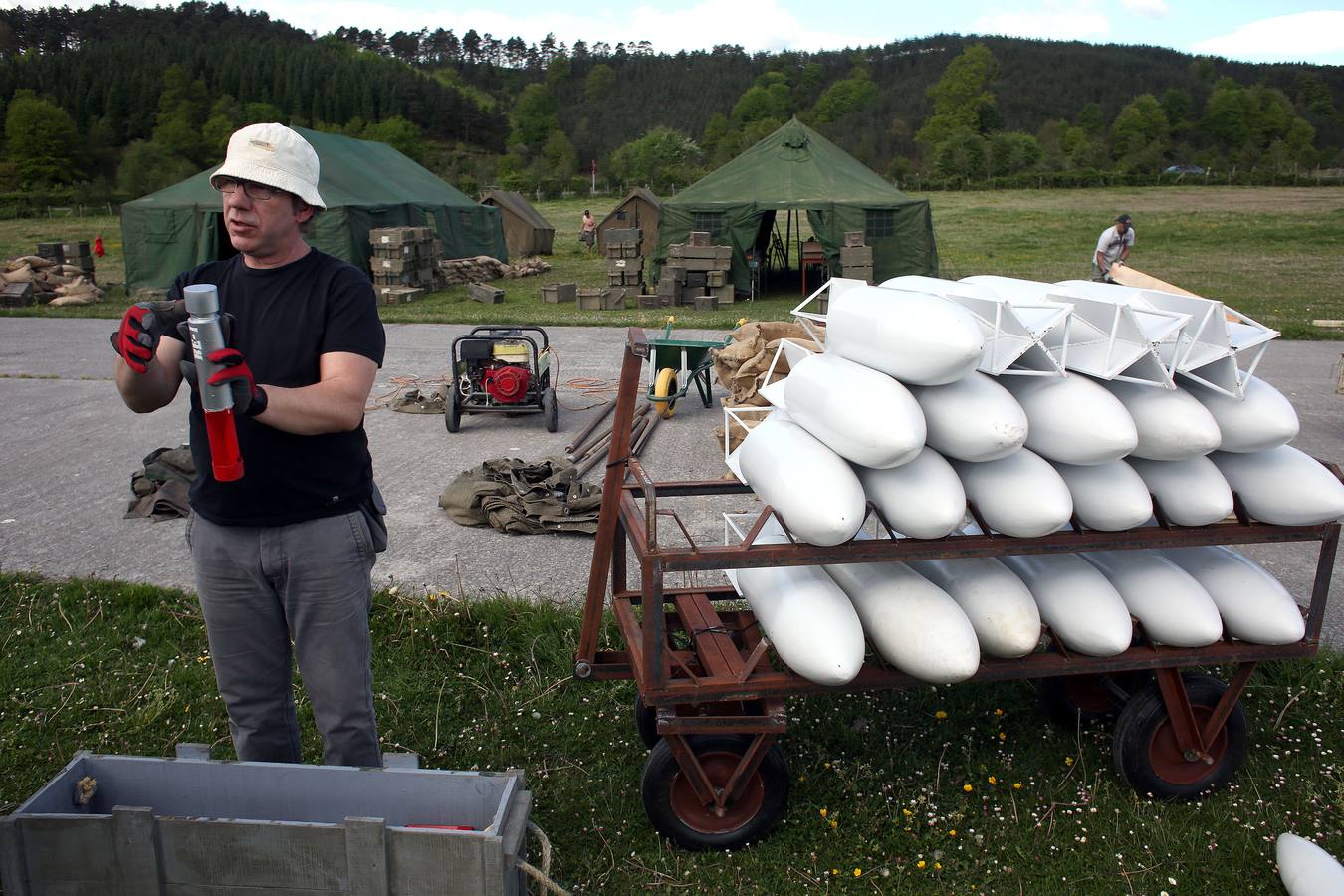 Rodaje de 'Gernika'. 