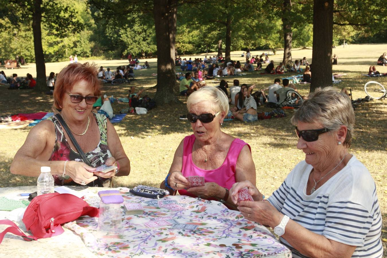 Calor, diversión y buenos alimentos en el día de Olárizu