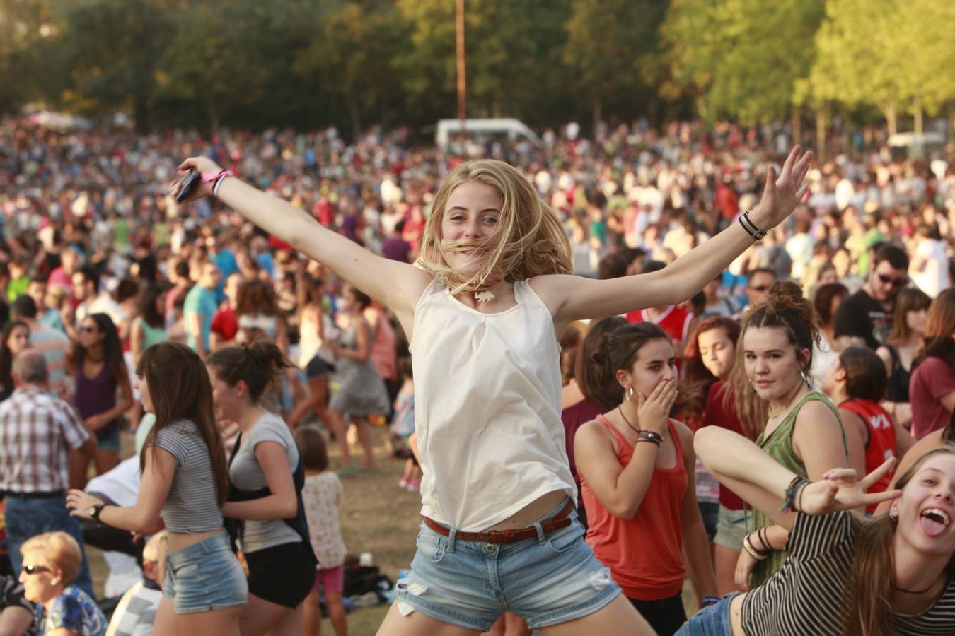 Calor, diversión y buenos alimentos en el día de Olárizu