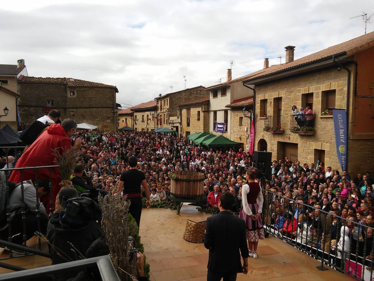 El agua no puede con el vino en Samaniego