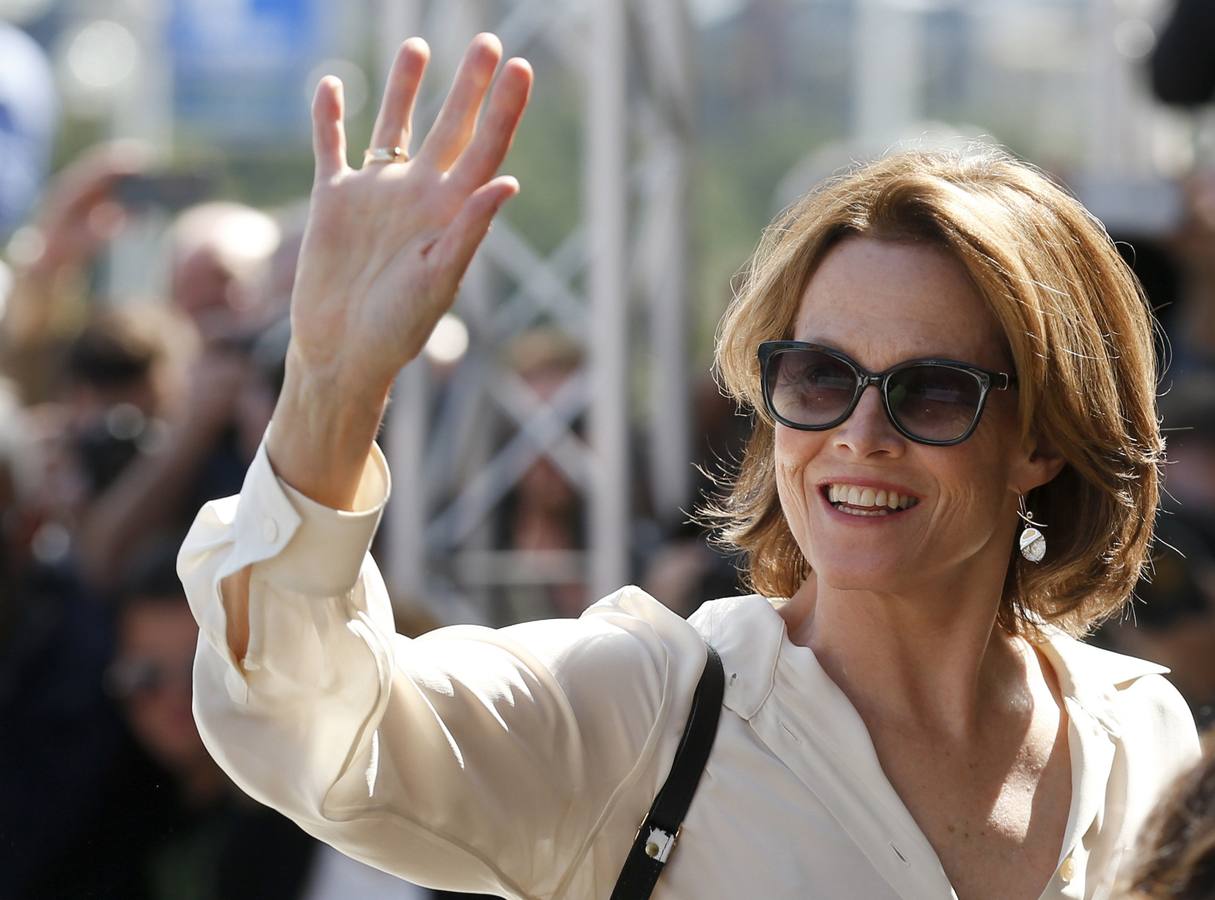Sigourney Weaver, radiante en San Sebastián