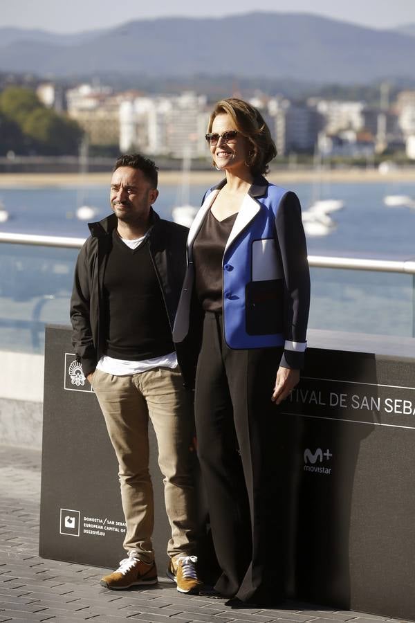 Así ha posado Sigourney Weaver en San Sebastián