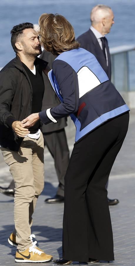 Así ha posado Sigourney Weaver en San Sebastián