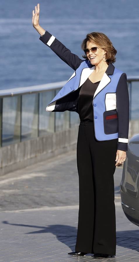 Así ha posado Sigourney Weaver en San Sebastián
