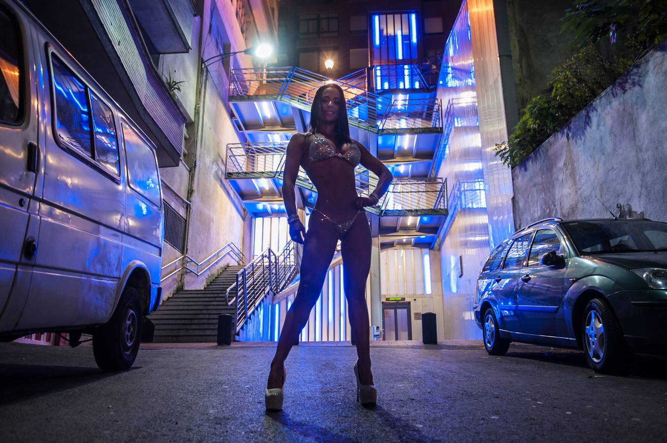 Leyri Blanco, la chica del barrio que aspira al trono del bikini fitness en Helsinki