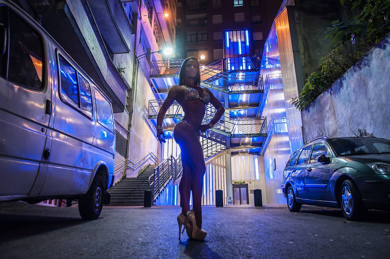 Leyri Blanco, la chica del barrio que aspira al trono del bikini fitness en Helsinki