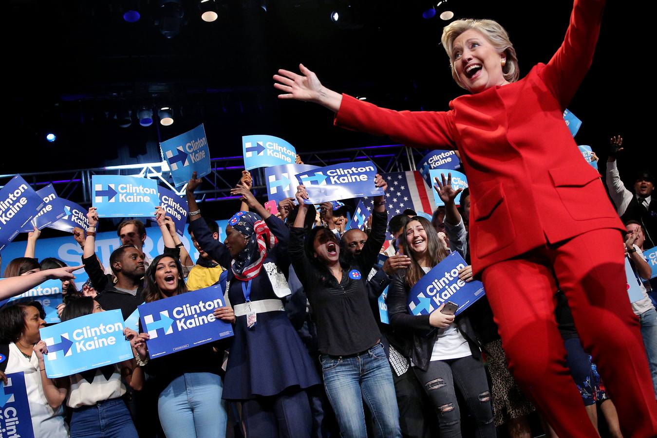 Clinton vs Trump: Las imágenes del debate