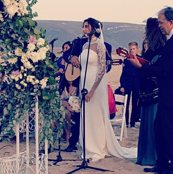 Las imágenes de la romántica boda de Paz Padilla
