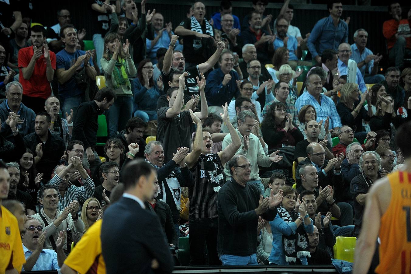 Las mejores imágenes del partido del Bilbao Basket