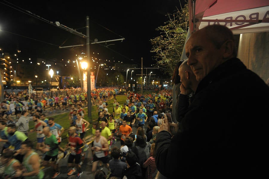 Las mejores imágenes del Bilbao Night Marathon 2016