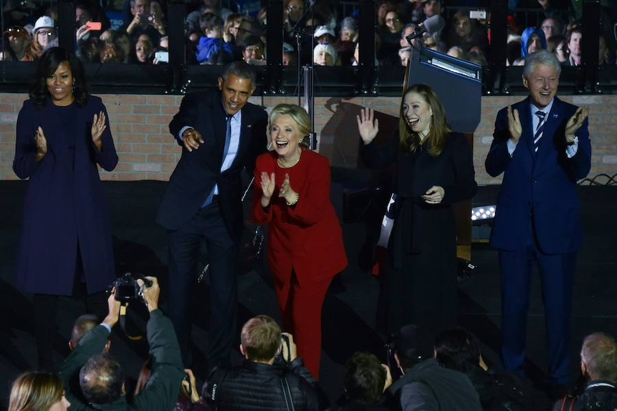 Así ha sido el acto de cierre de campaña de Hillary Clinton