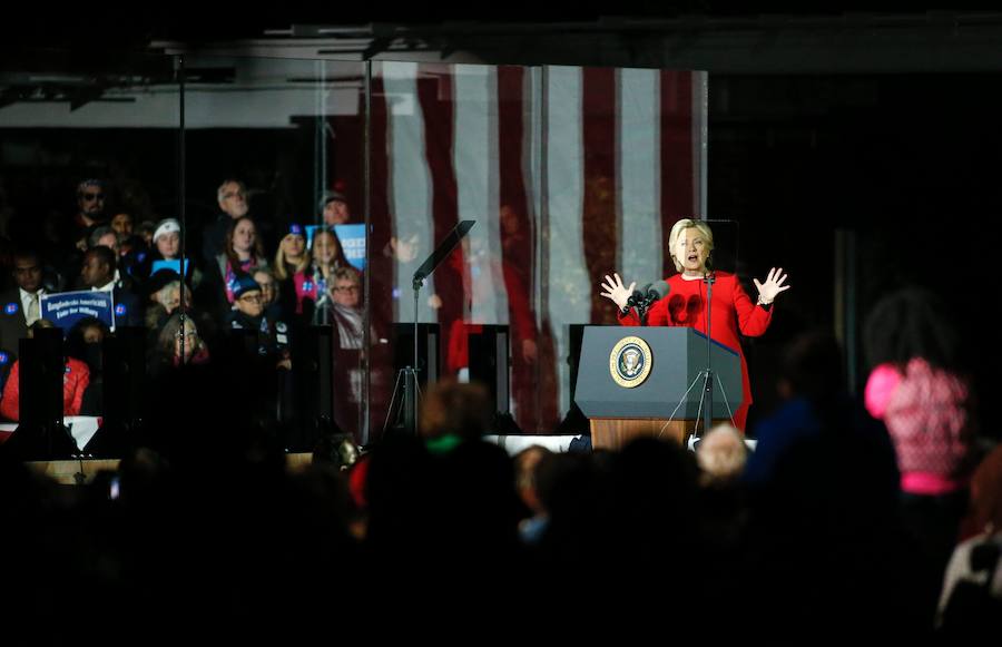 Así ha sido el acto de cierre de campaña de Hillary Clinton