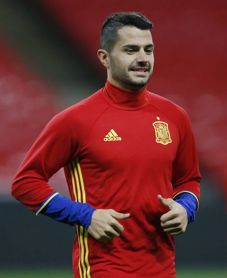 Aduriz pisa la alfombra de Wembley