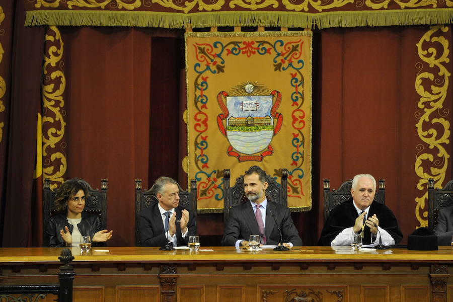 El Rey visita la Universidad de Deusto