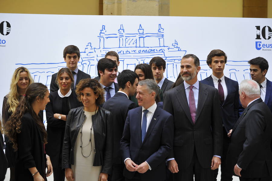 El Rey visita la Universidad de Deusto