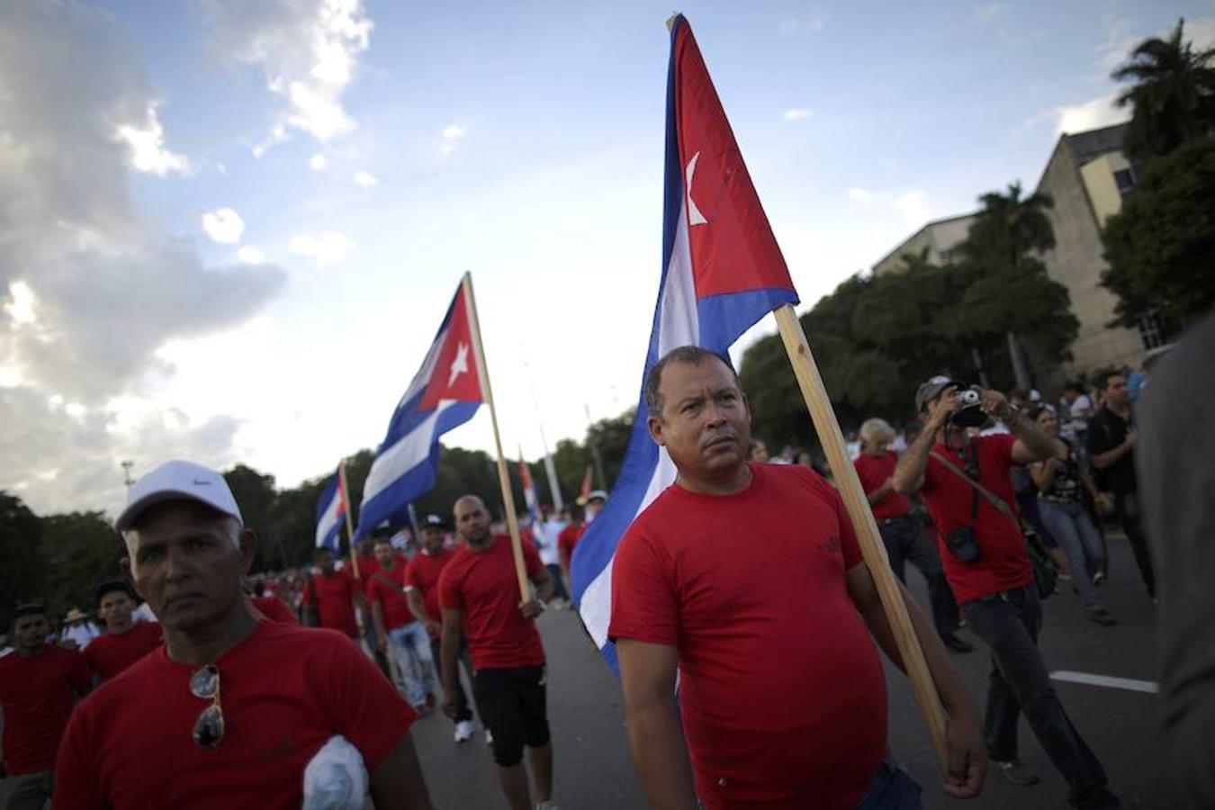 El masivo último adiós de La Habana a Fidel