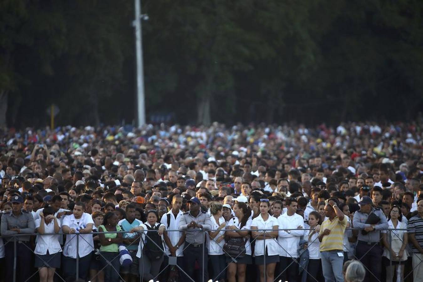 El masivo último adiós de La Habana a Fidel