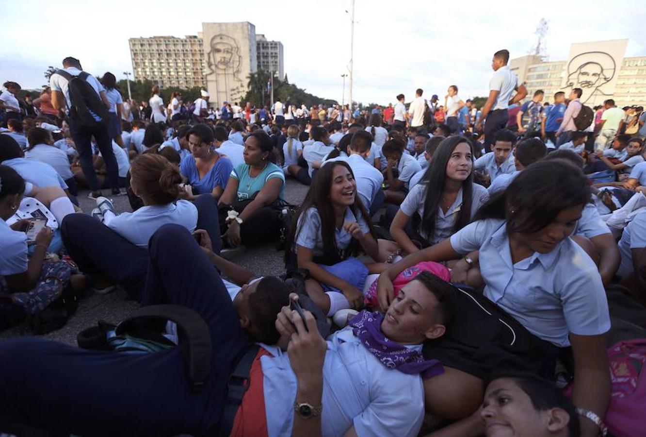 El masivo último adiós de La Habana a Fidel