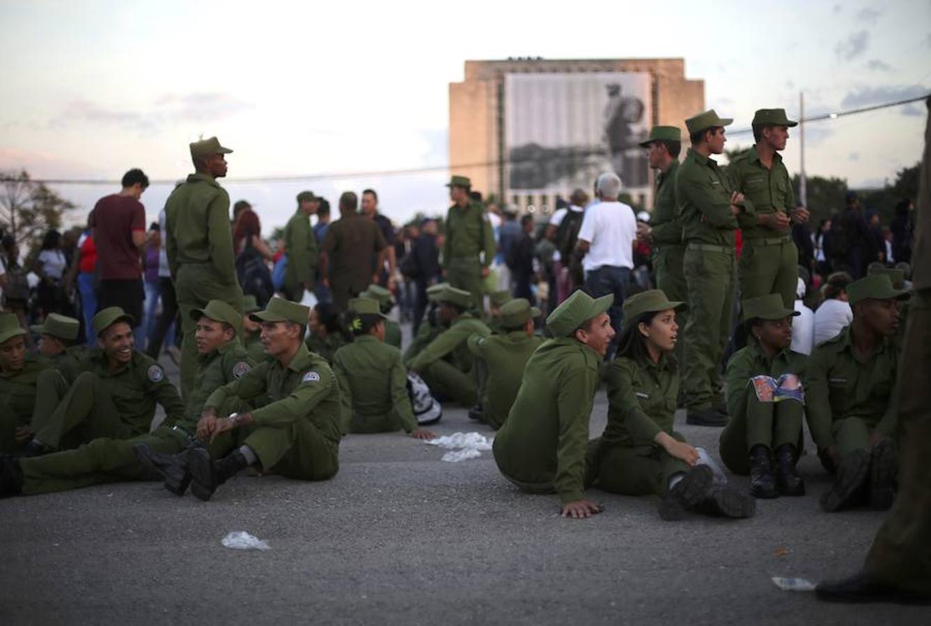 El masivo último adiós de La Habana a Fidel