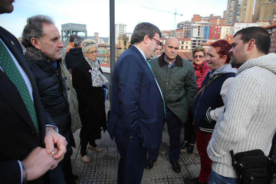 Bilbao inaugura el nuevo ascensor de Atxuri