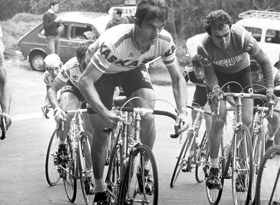 Txomin Perurena, gran escalador, perdió la Vuelta de 1975 en la contrarreloj final en Anoeta, por sólo 14 segundos. Le ganó Tamames