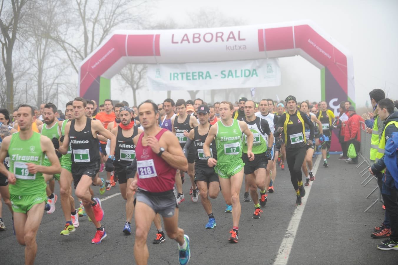 La Media Maratón de Vitoria (Salida y primer tramo)