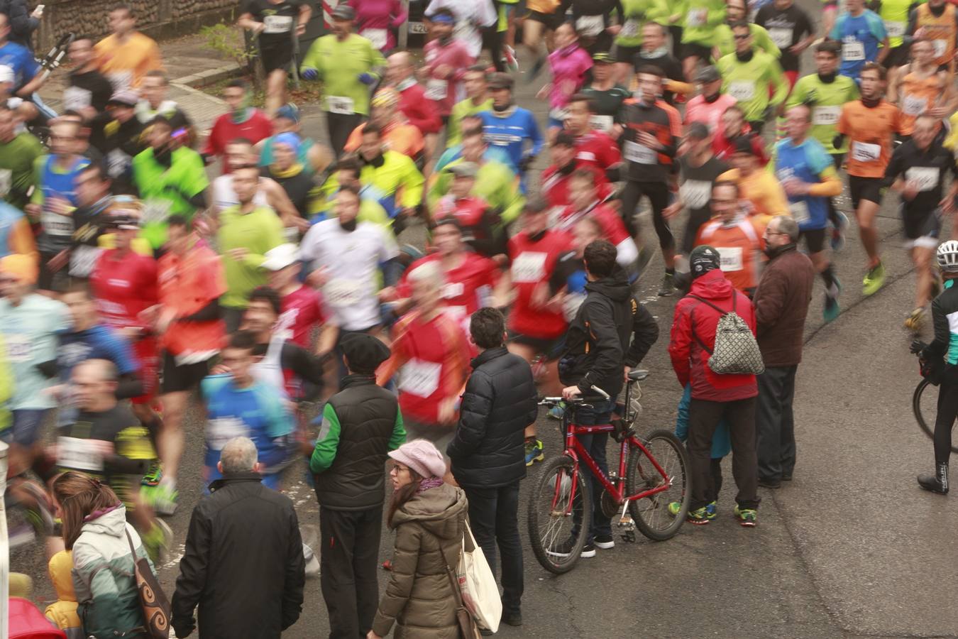 La Media Maratón de Vitoria (Salida y primer tramo)