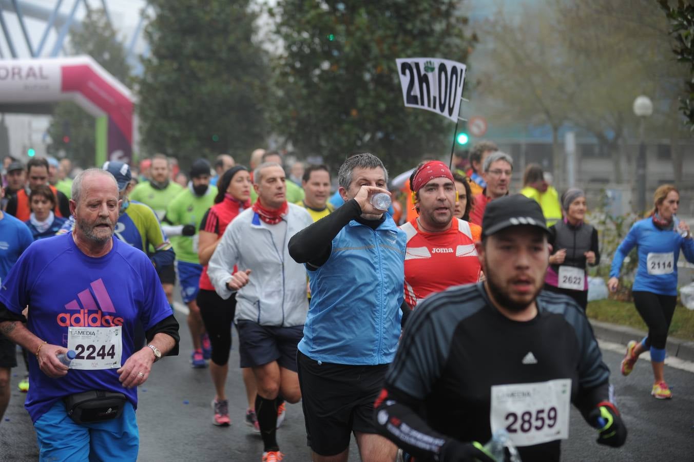 La Media Maratón de Vitoria (Salida y primer tramo)