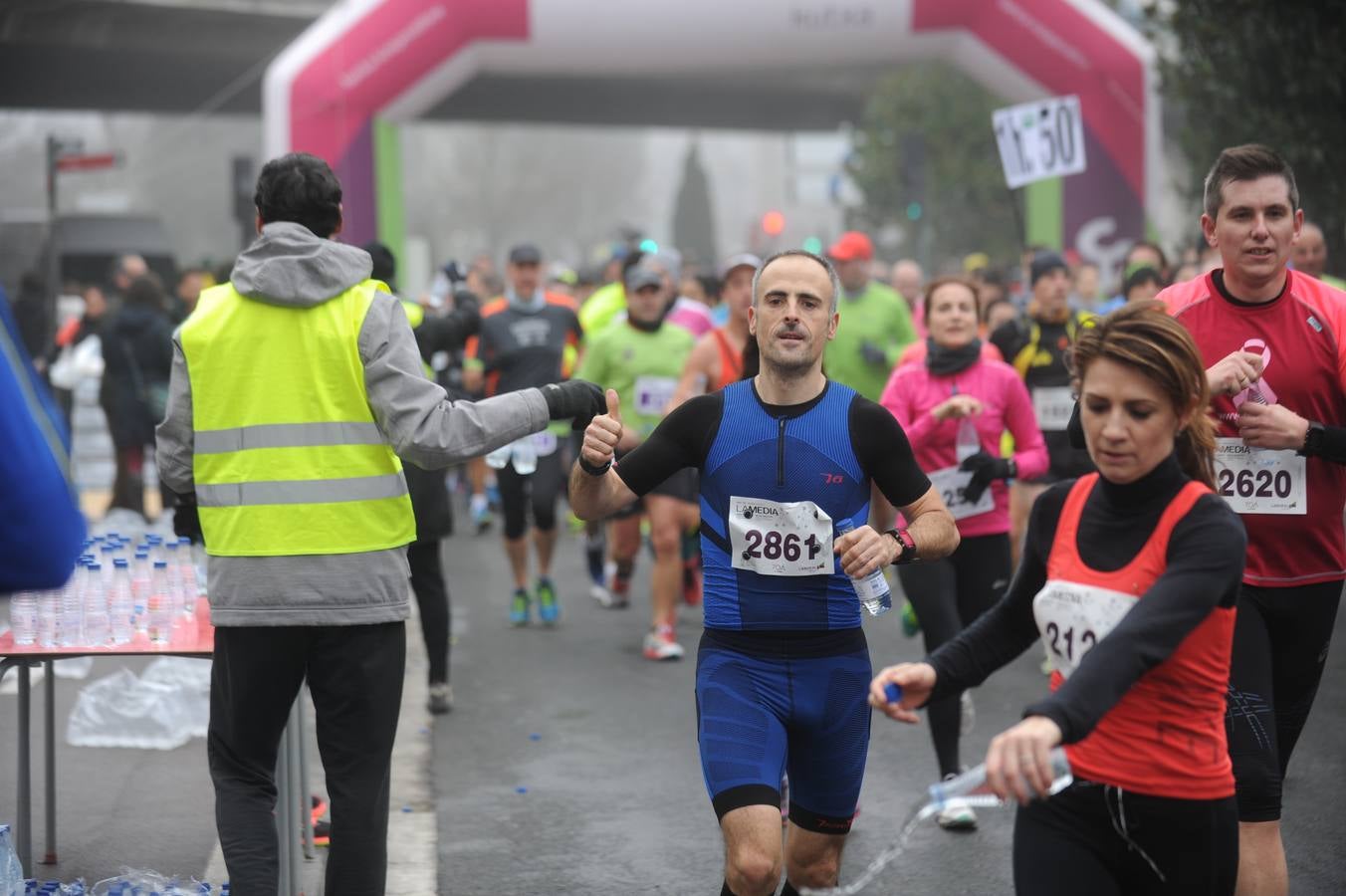 La Media Maratón de Vitoria (Salida y primer tramo)