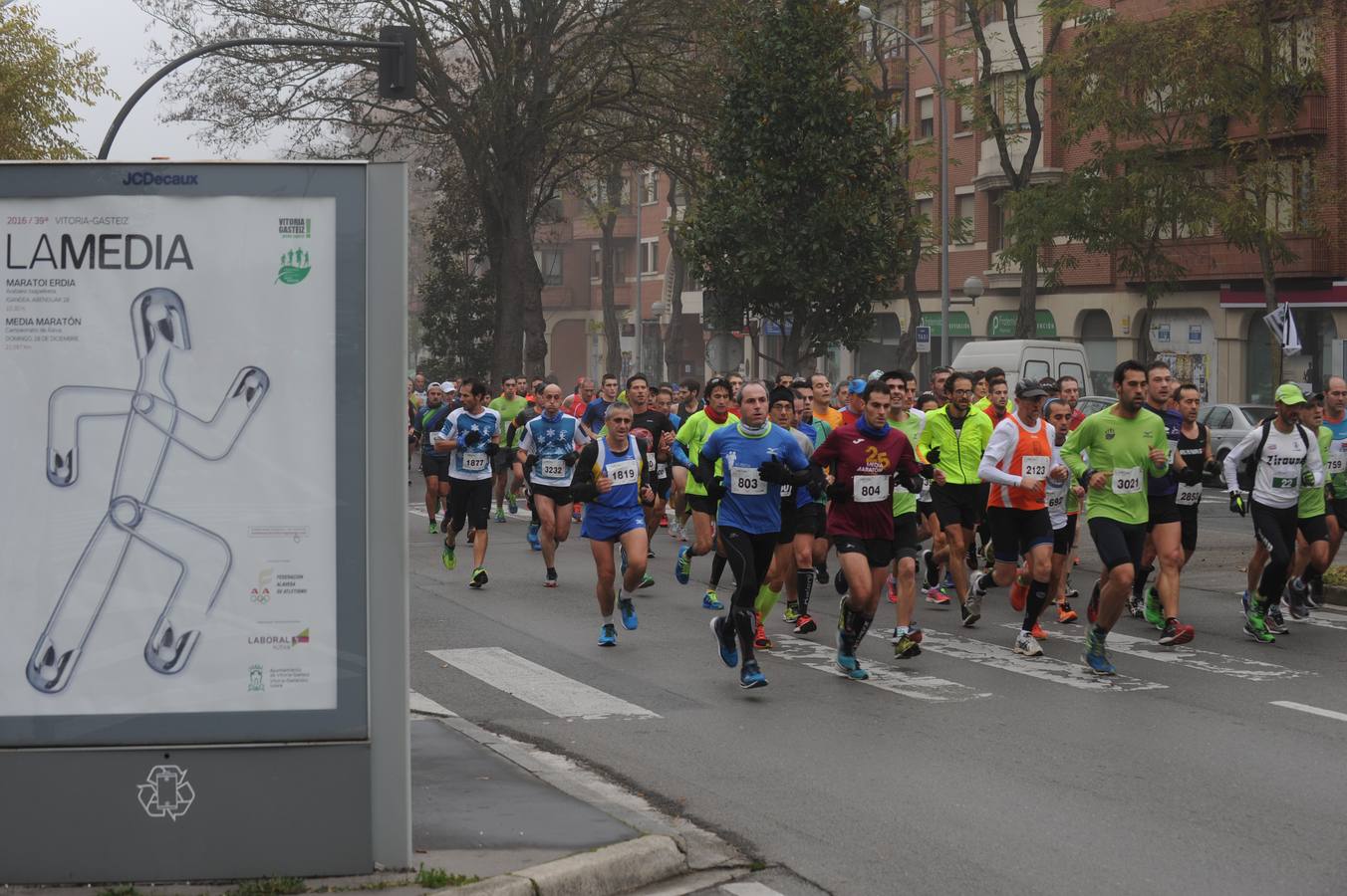 La Media Maratón de Vitoria (Salida y primer tramo)