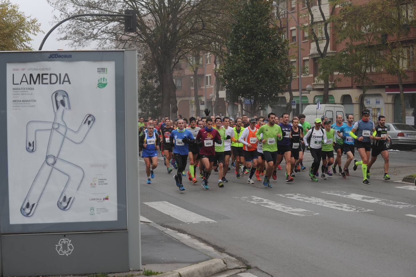 La Media Maratón de Vitoria (Salida y primer tramo)