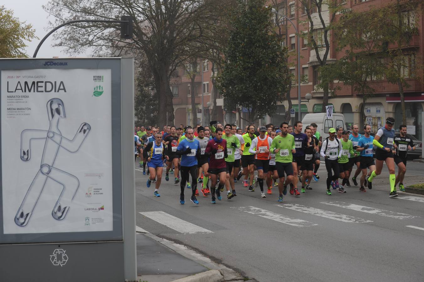 La Media Maratón de Vitoria (Salida y primer tramo)