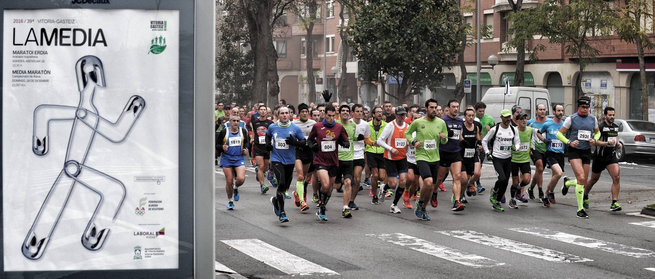 La Media Maratón de Vitoria (Salida y primer tramo)