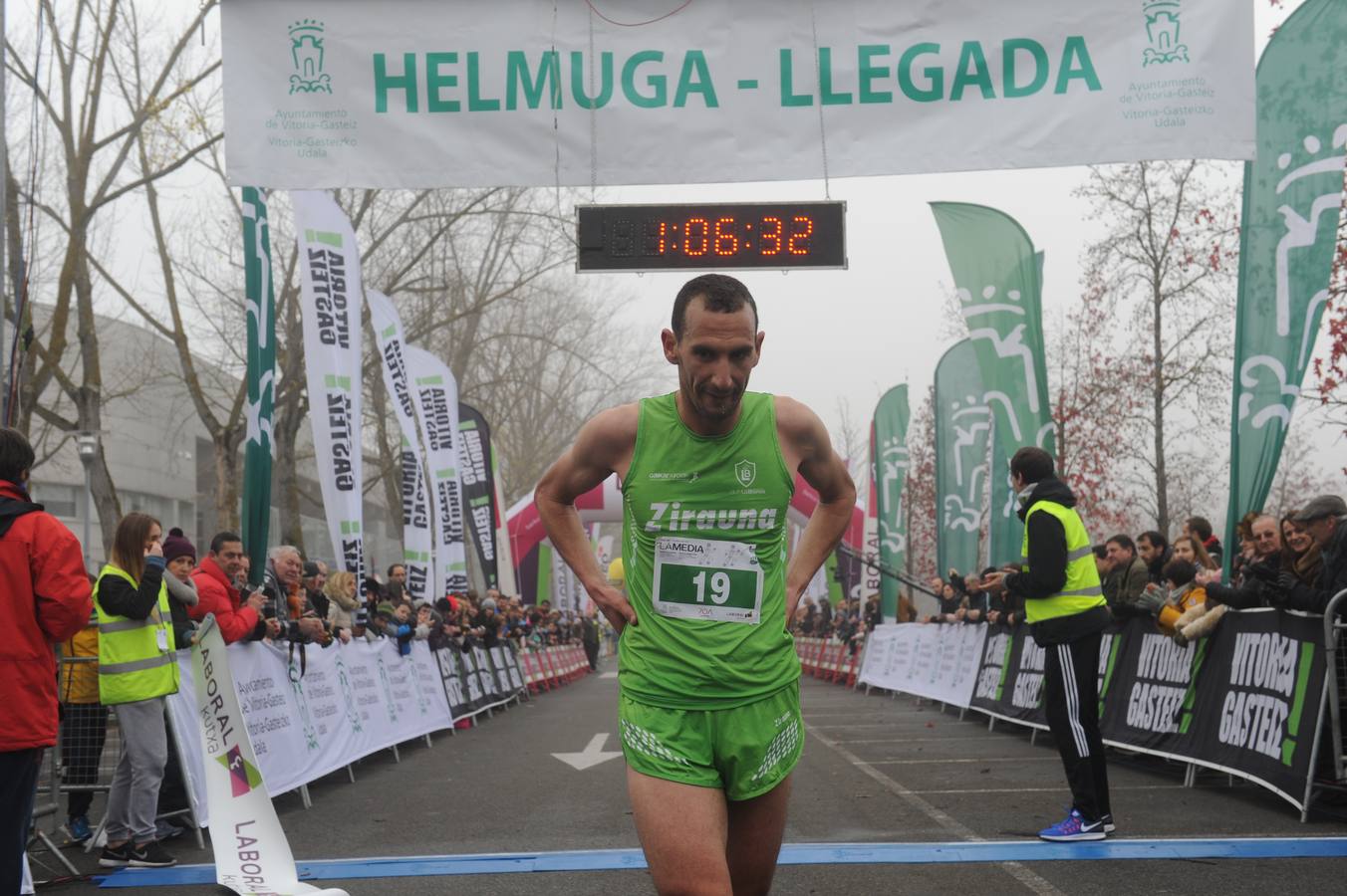 La Media Maratón de Vitoria (II - tramo final y meta)