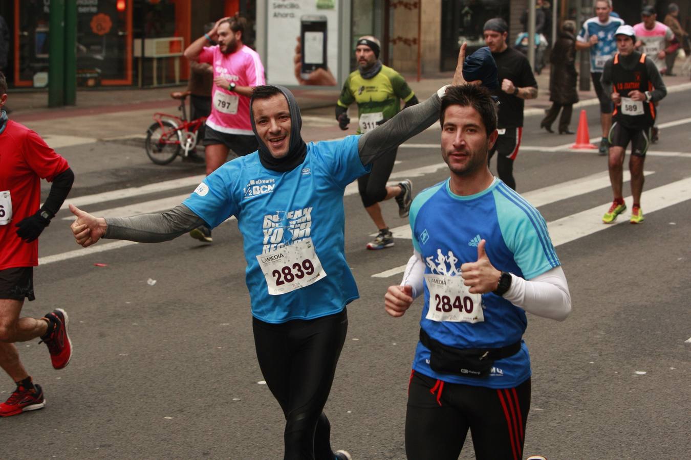 La Media Maratón de Vitoria (II - tramo final y meta)