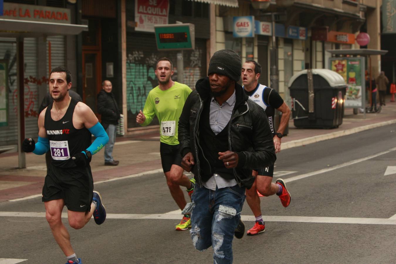 La Media Maratón de Vitoria (II - tramo final y meta)