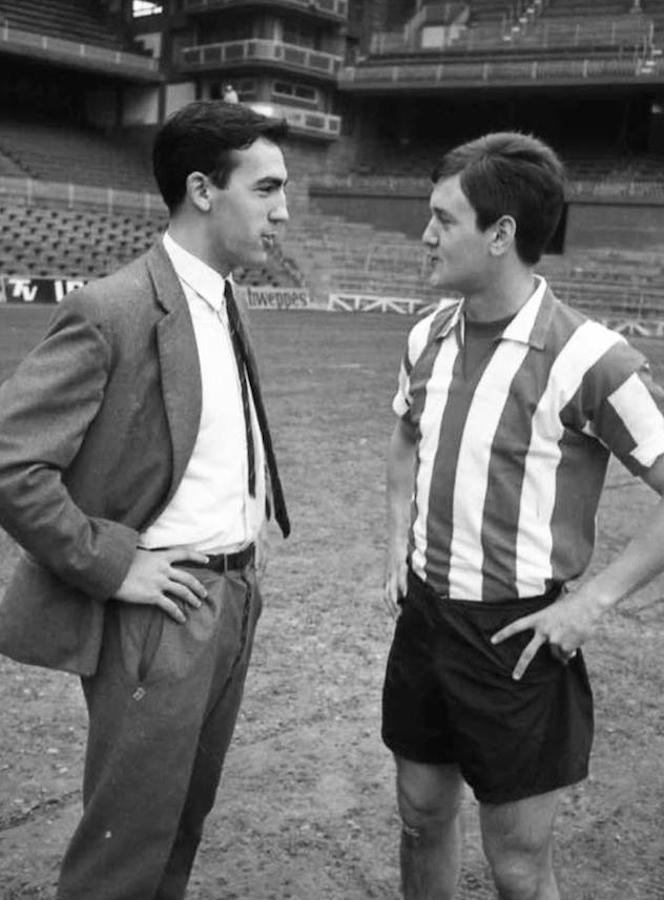 En el antiguo San Mamés. 