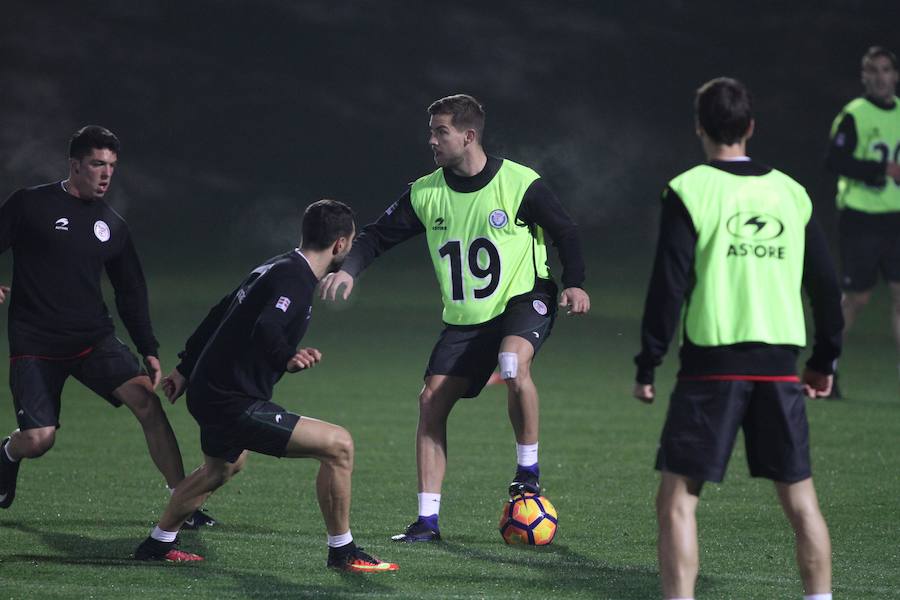 El entrenamiento de Euskal Selekzioa, en imágenes