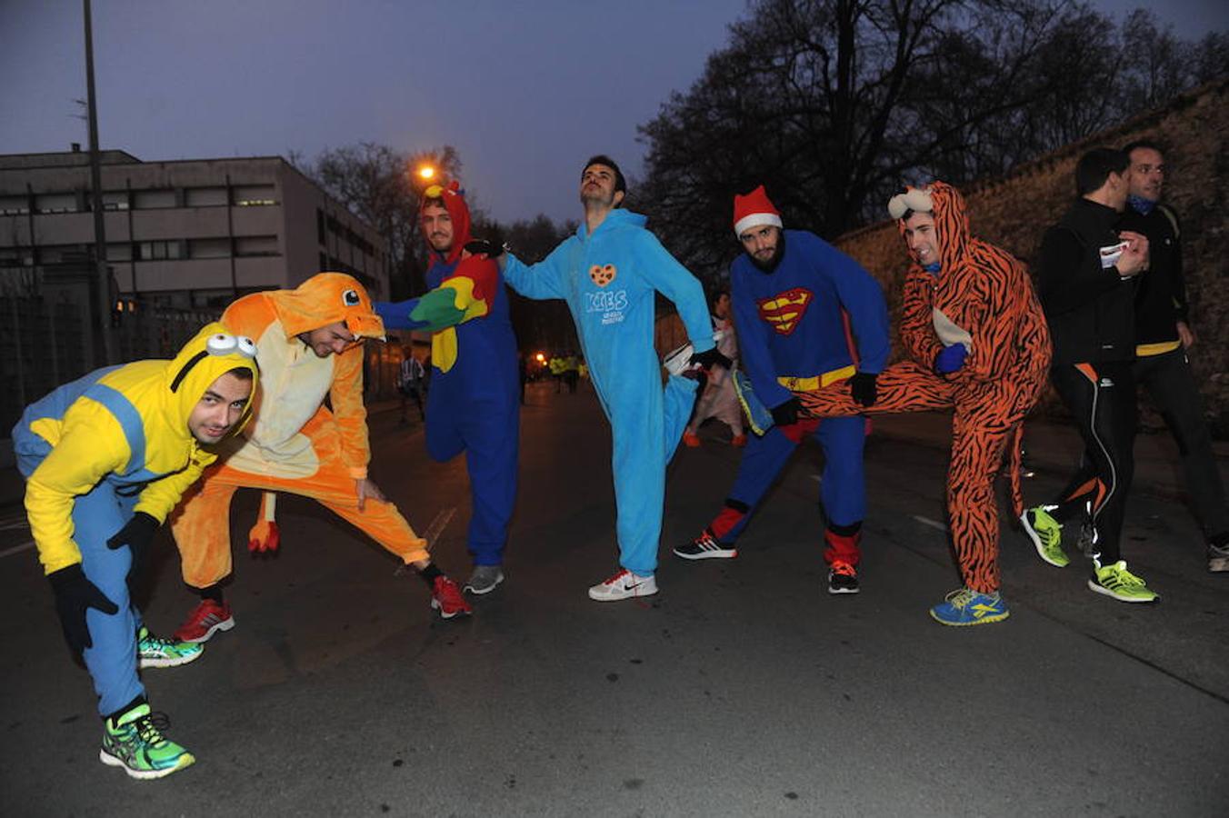 Calentamiento para la San Silvestre de Vitoria 2016