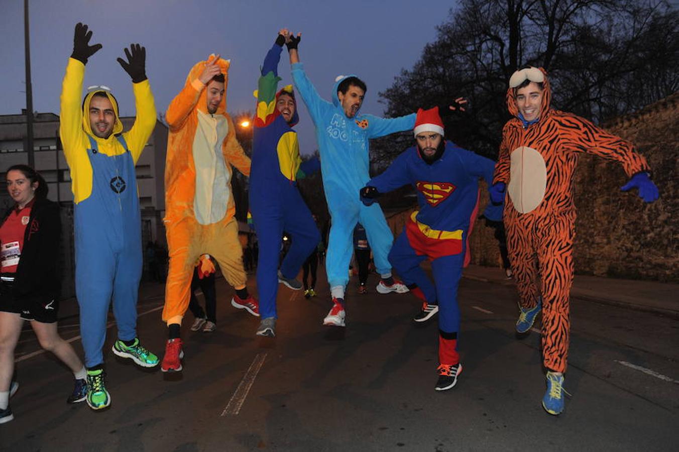 Calentamiento para la San Silvestre de Vitoria 2016