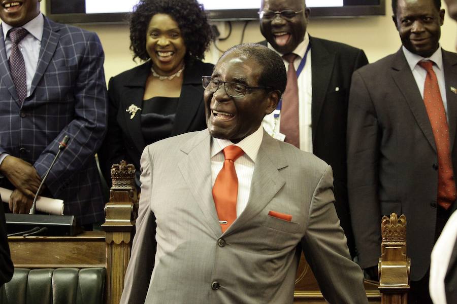 Robert Mugabe. El político y presidente de Zimbabue es otro de los habituales de estas listas donde nadie quiere aparecer.