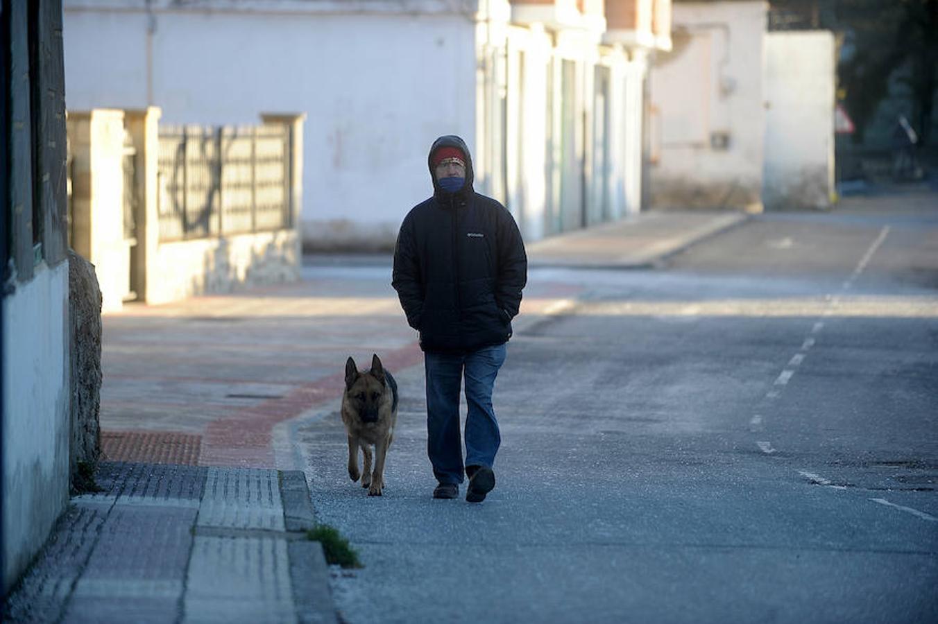 Así de fría estaba la mañana en El Regato y en Otxandio