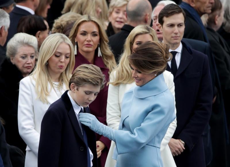 Las mejores imágenes de Melania Trump en la ceremonia