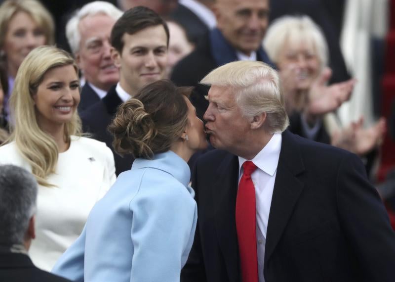 Las mejores imágenes de Melania Trump en la ceremonia