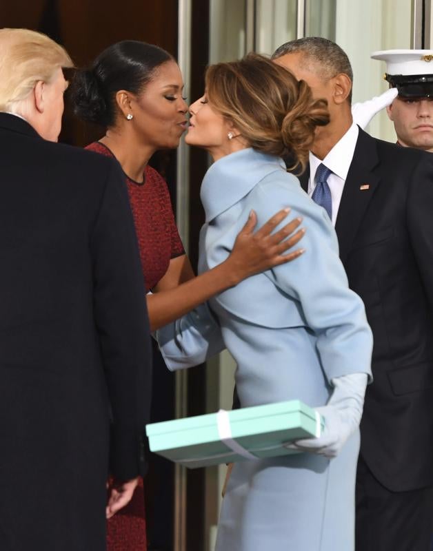 Las mejores imágenes de Melania Trump en la ceremonia