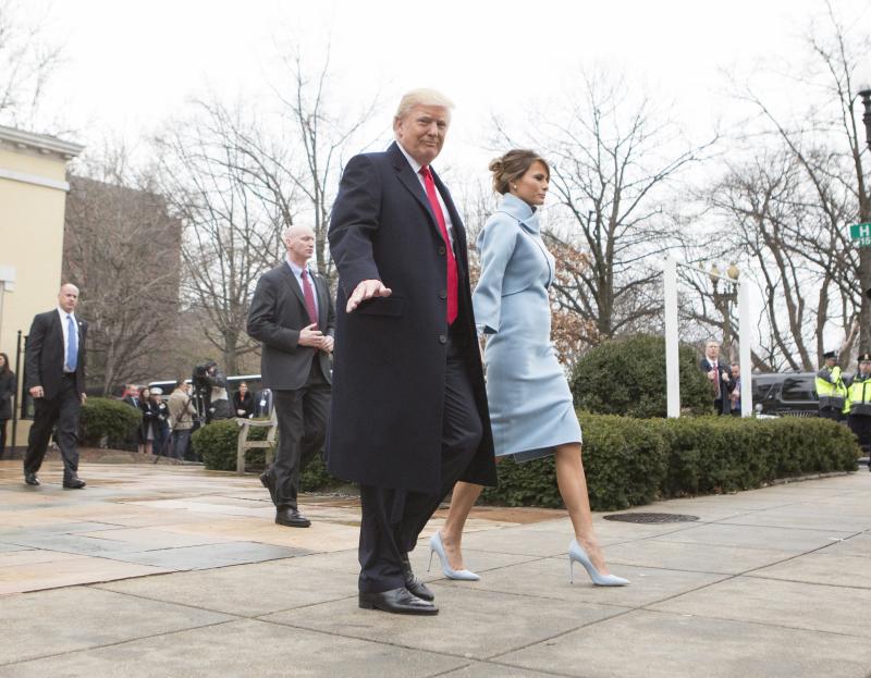 Las mejores imágenes de Melania Trump en la ceremonia