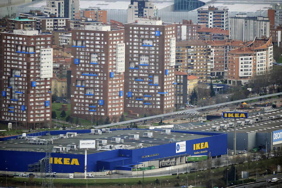 Establecimiento de la multinacional Ikea en Barakaldo.