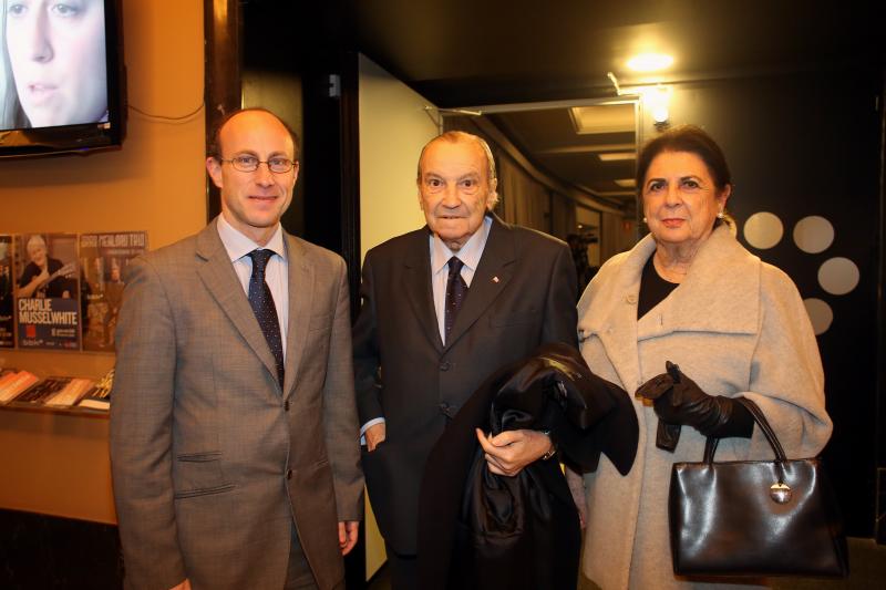 Javier Ucha, Koldo Aguirre y María Jesús Larrondo.